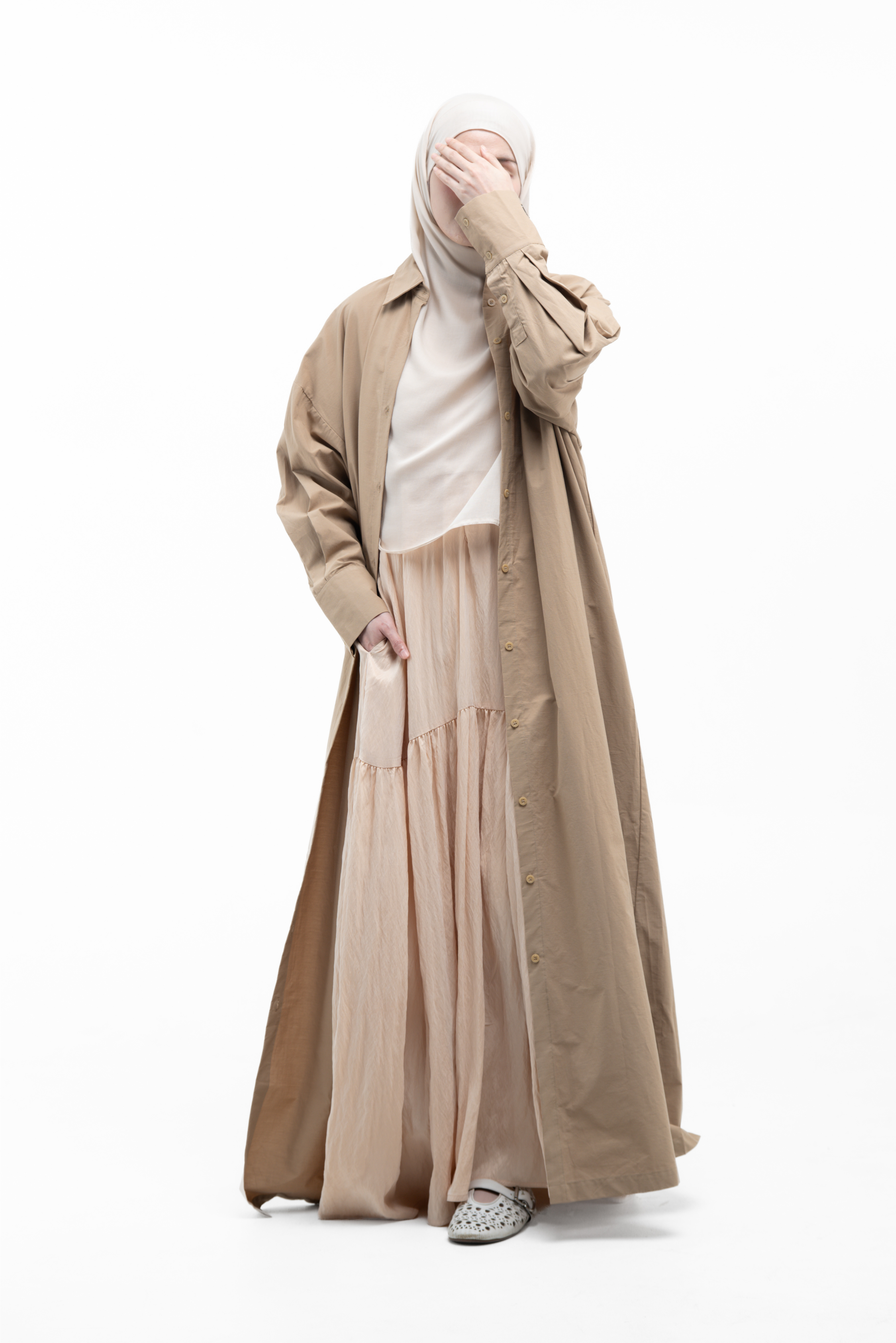 EASE BUTTONED OUTER ABAYA 2.0