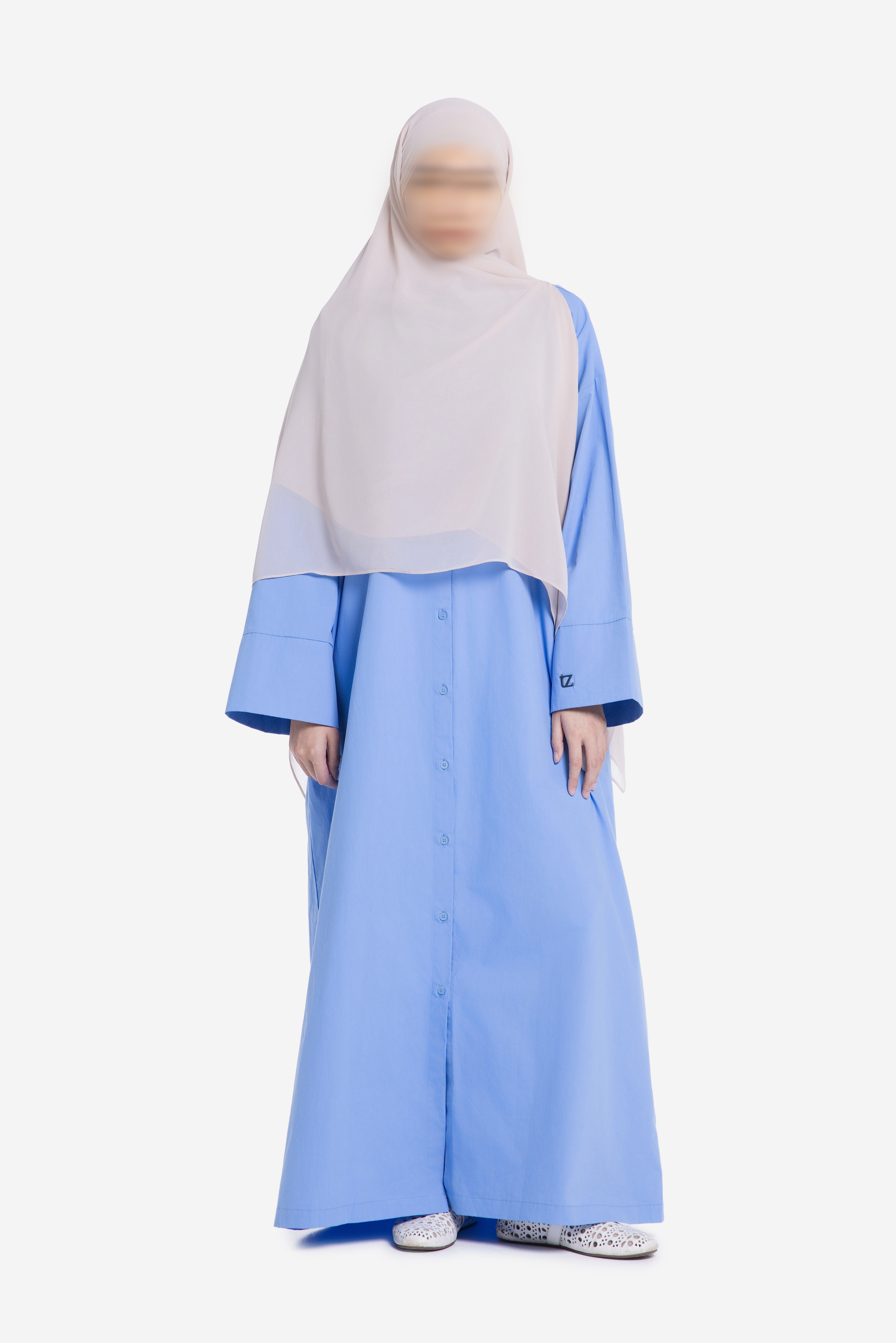 EASE BUTTONED OUTER ABAYA