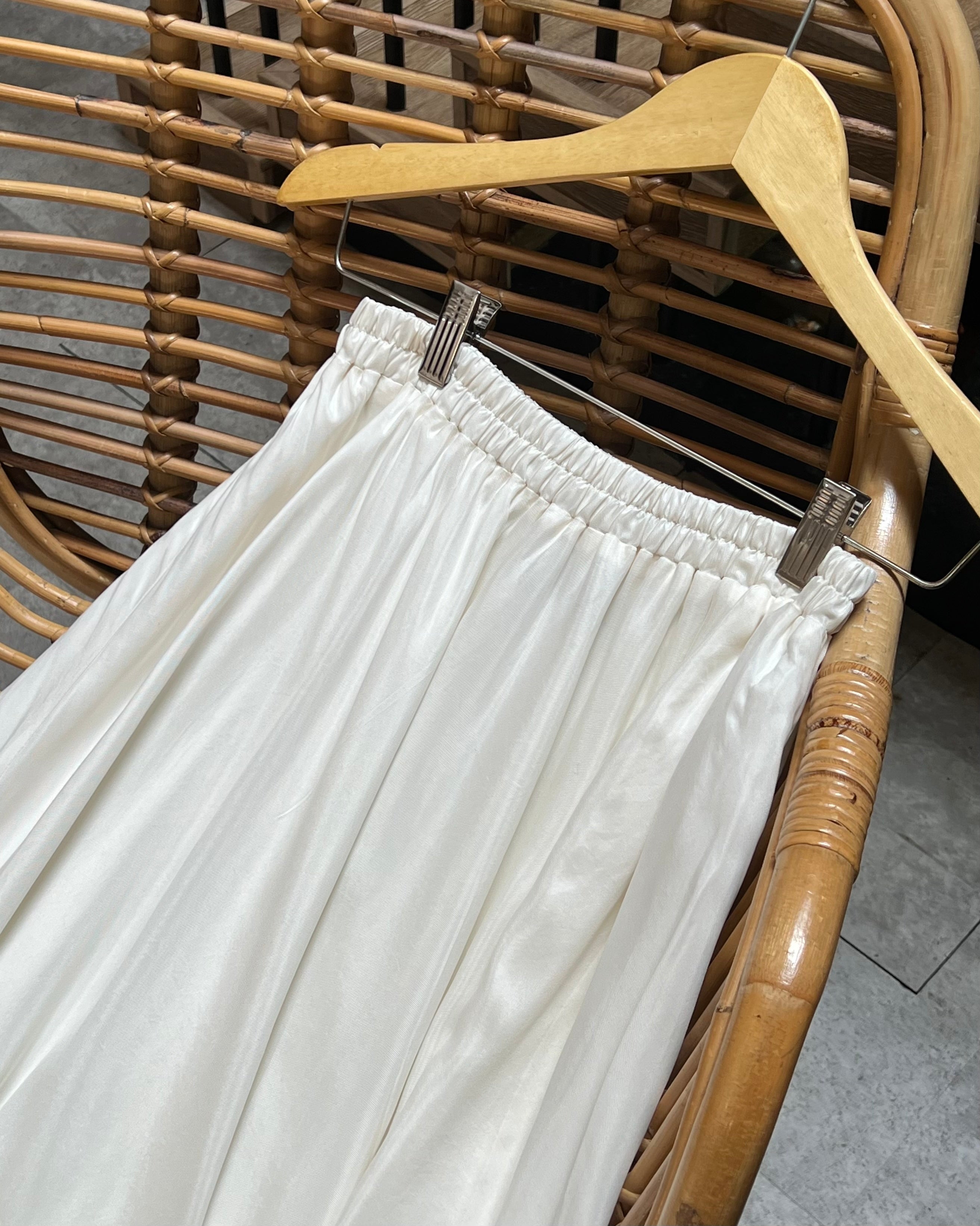 NUBUCK SKIRT B/W