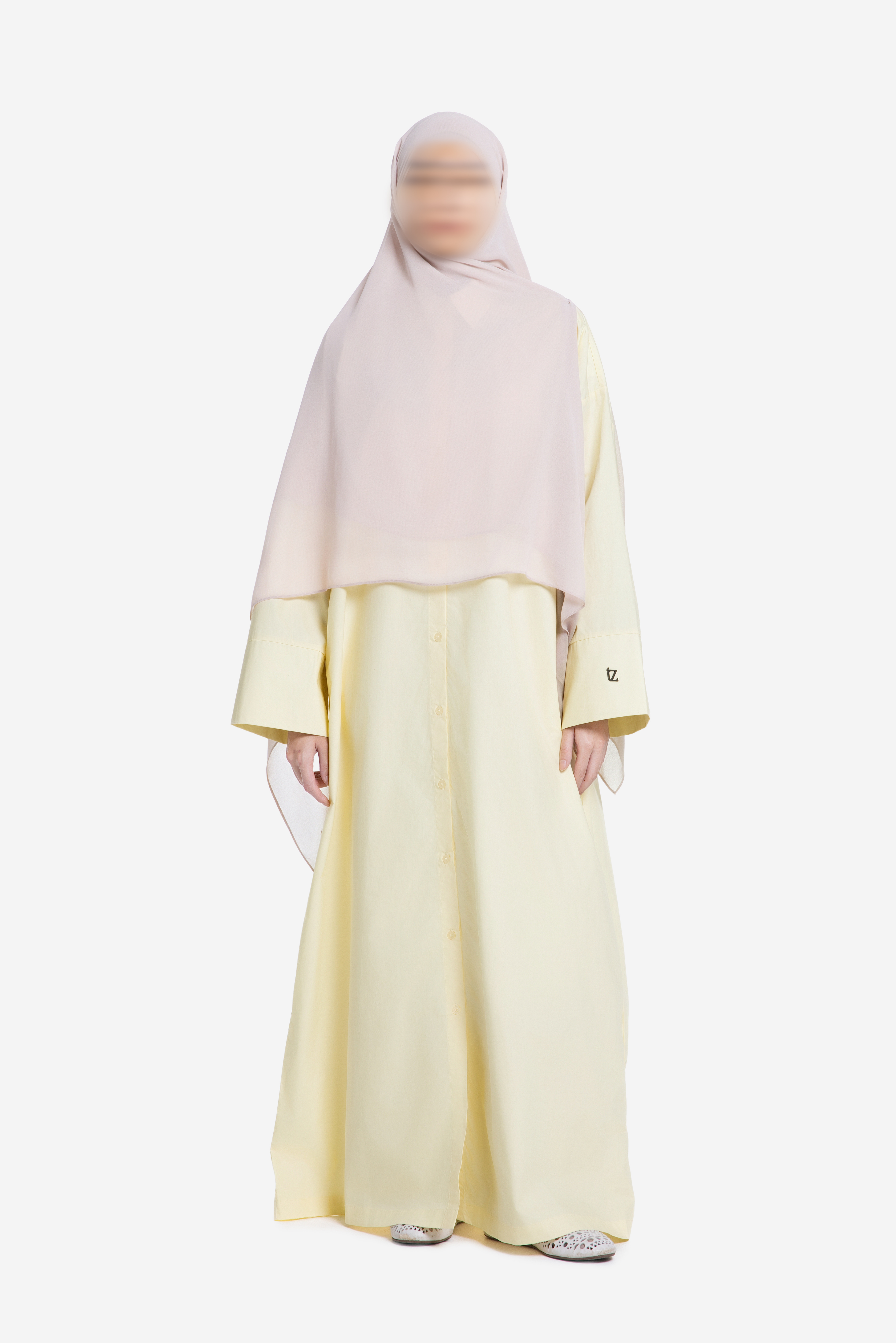 EASE BUTTONED OUTER ABAYA