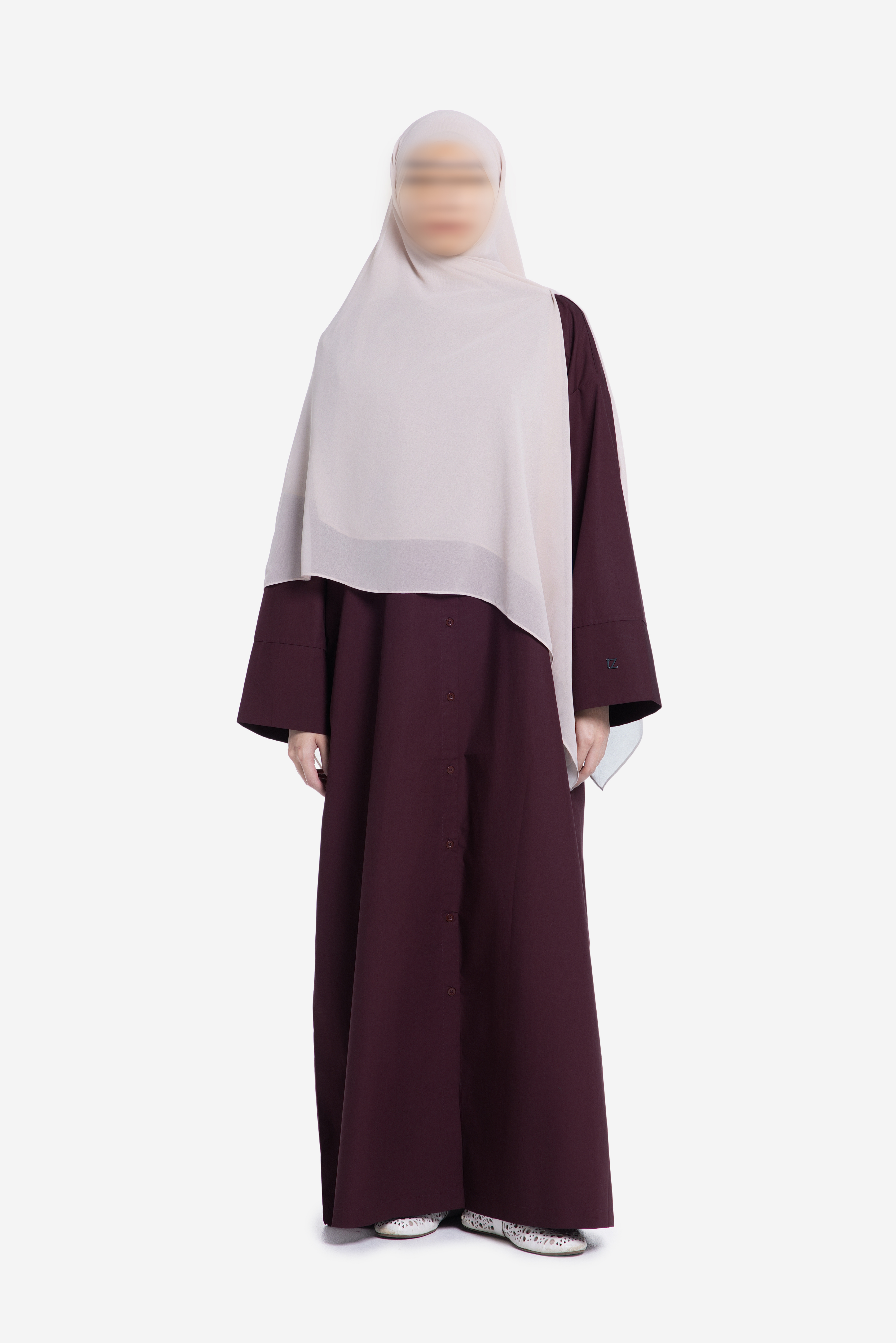 EASE BUTTONED OUTER ABAYA