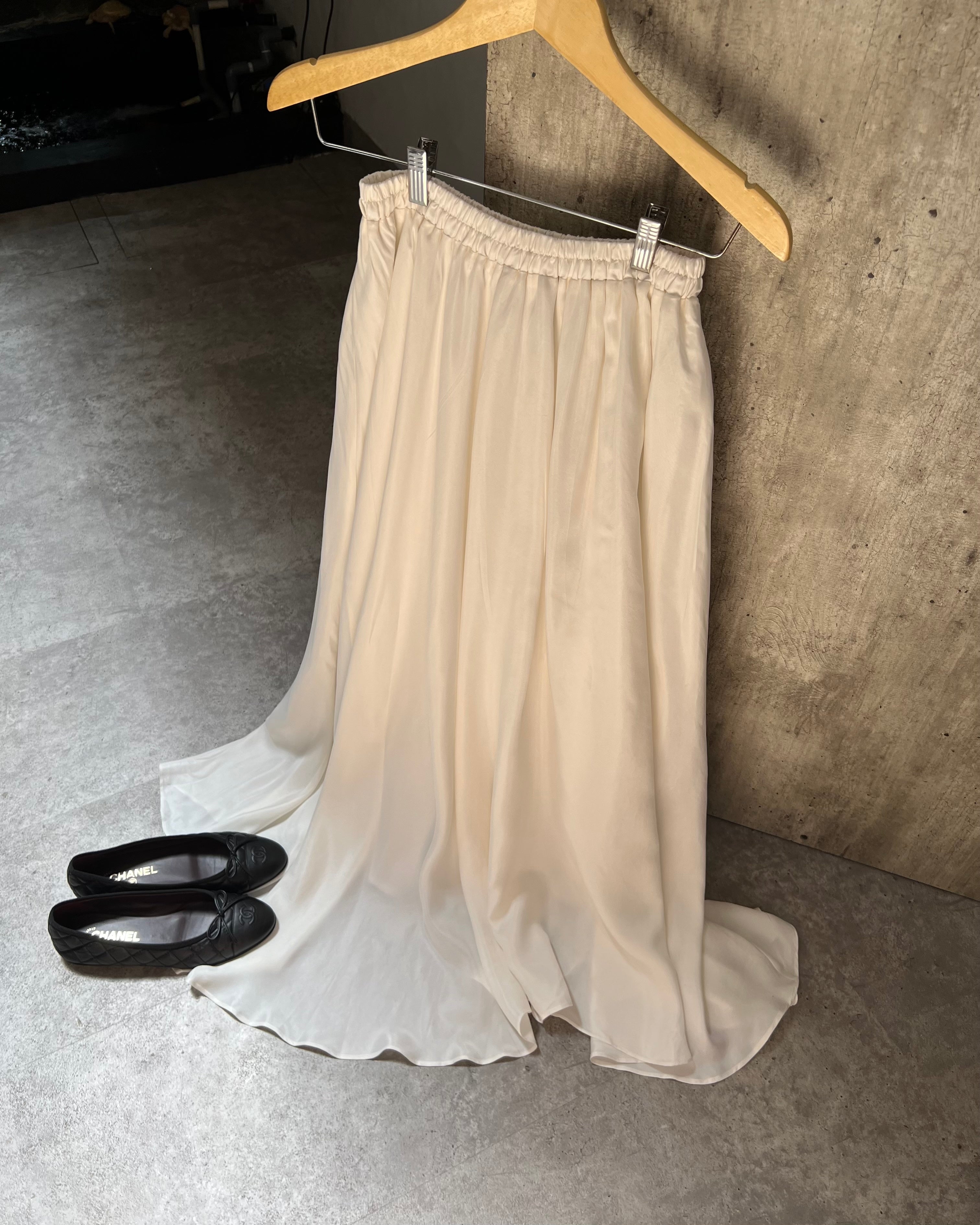 NUBUCK SKIRT B/W