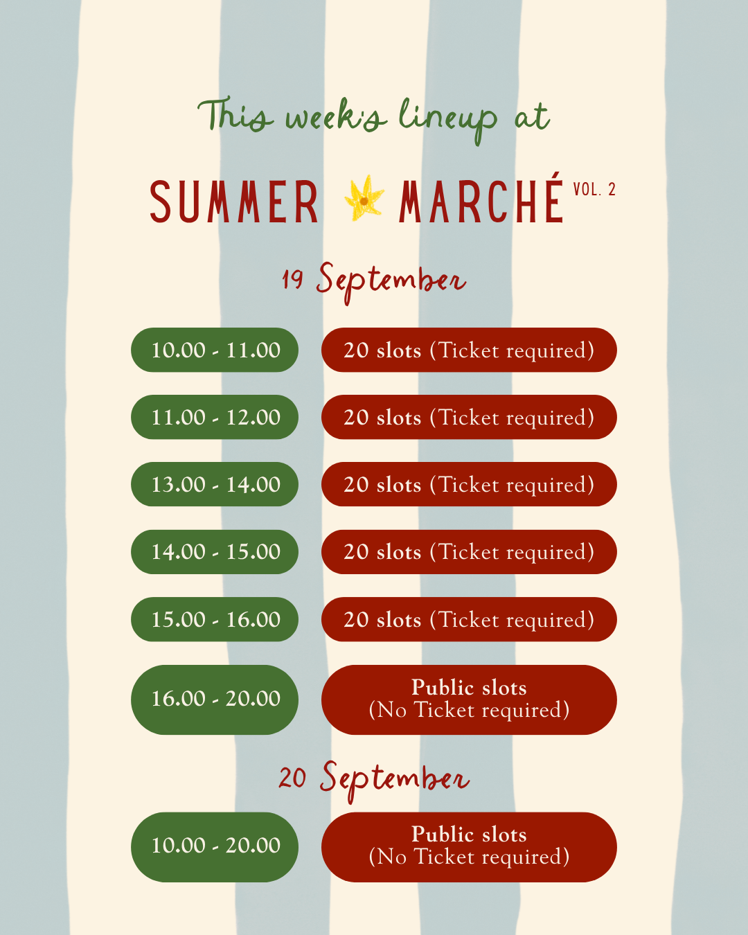 Summer Marche Vol. II - Saturday Market
